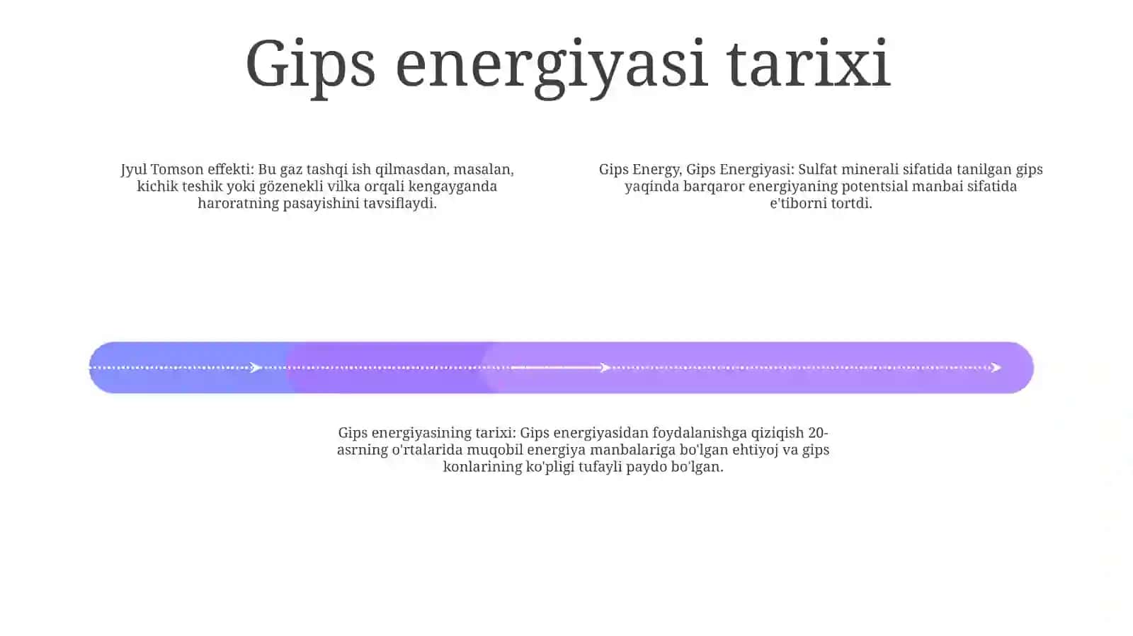 Gips Energiyasi. Joul Tomson Effekti 3