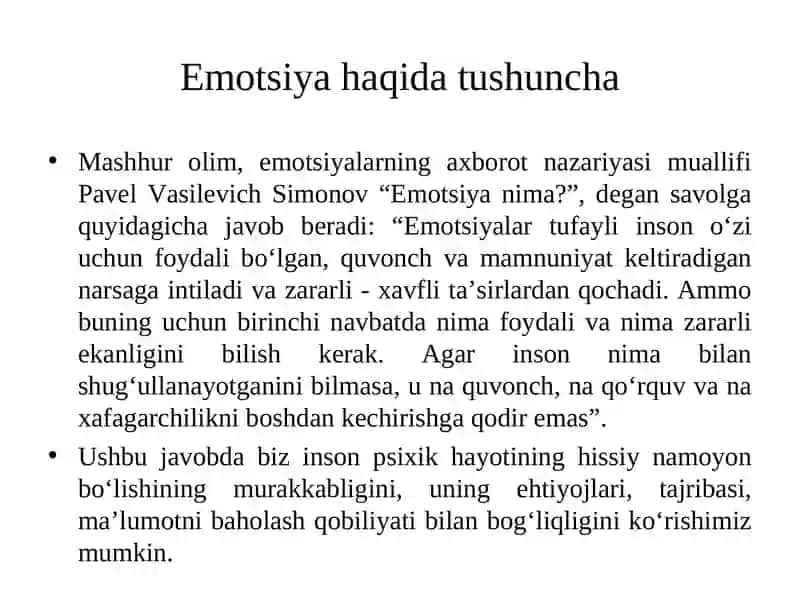 Shaxsning emotsional jabhasi va uning o’rganish metodlari 3
