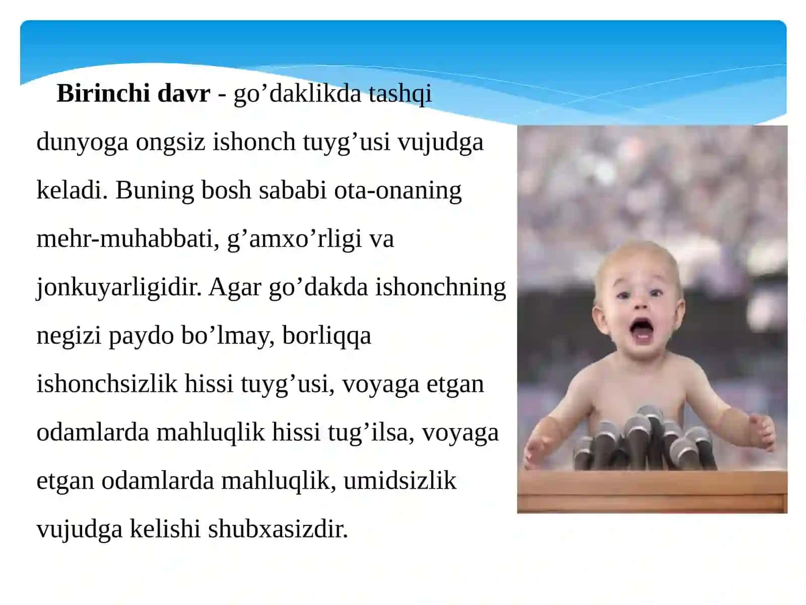Yosh davrlarini tabaqalash  nazariyasi 3