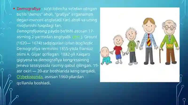 Aholi orasidagi demografiya jarayoni 3