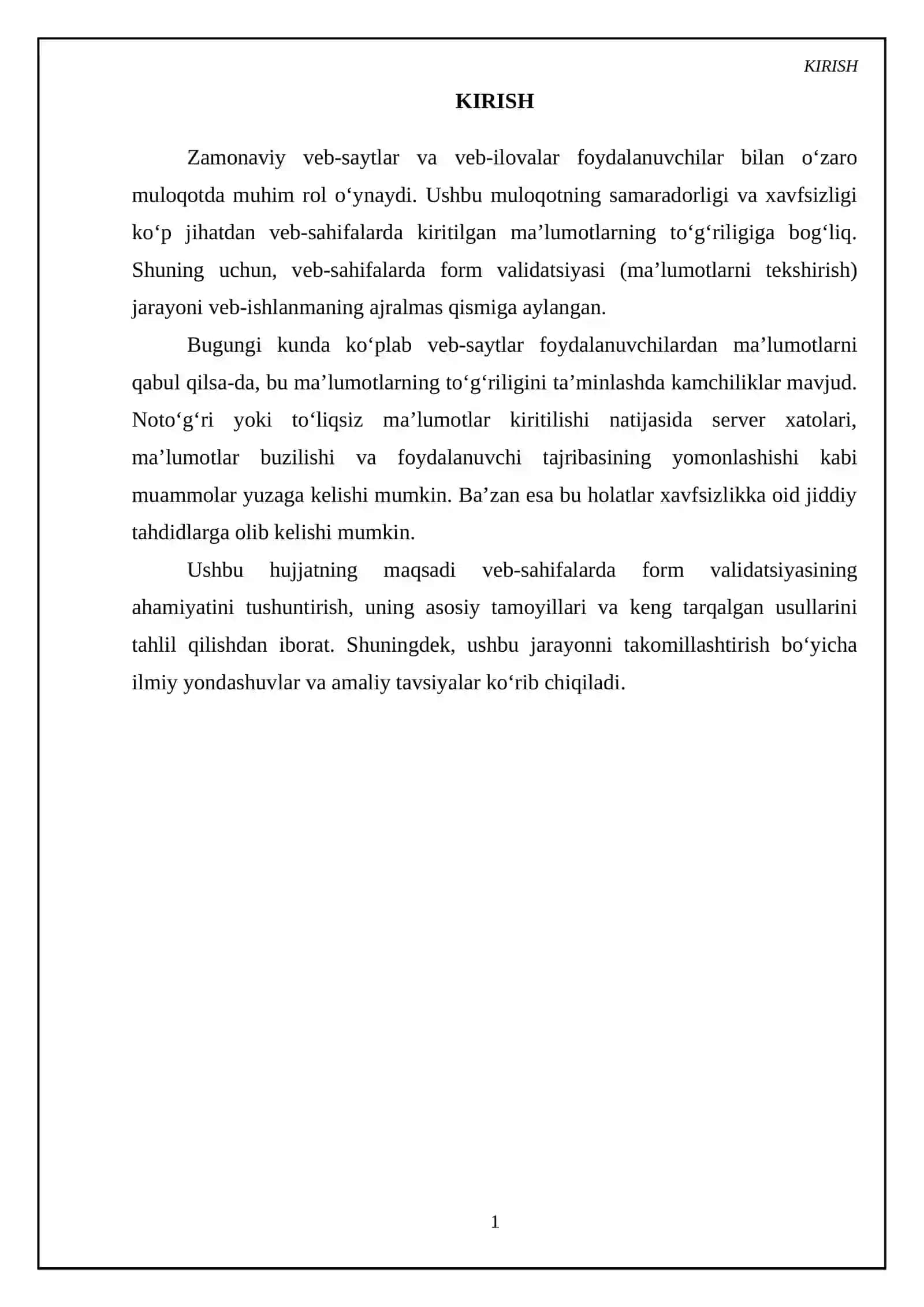 Web sahifalarda form validatsiya 3