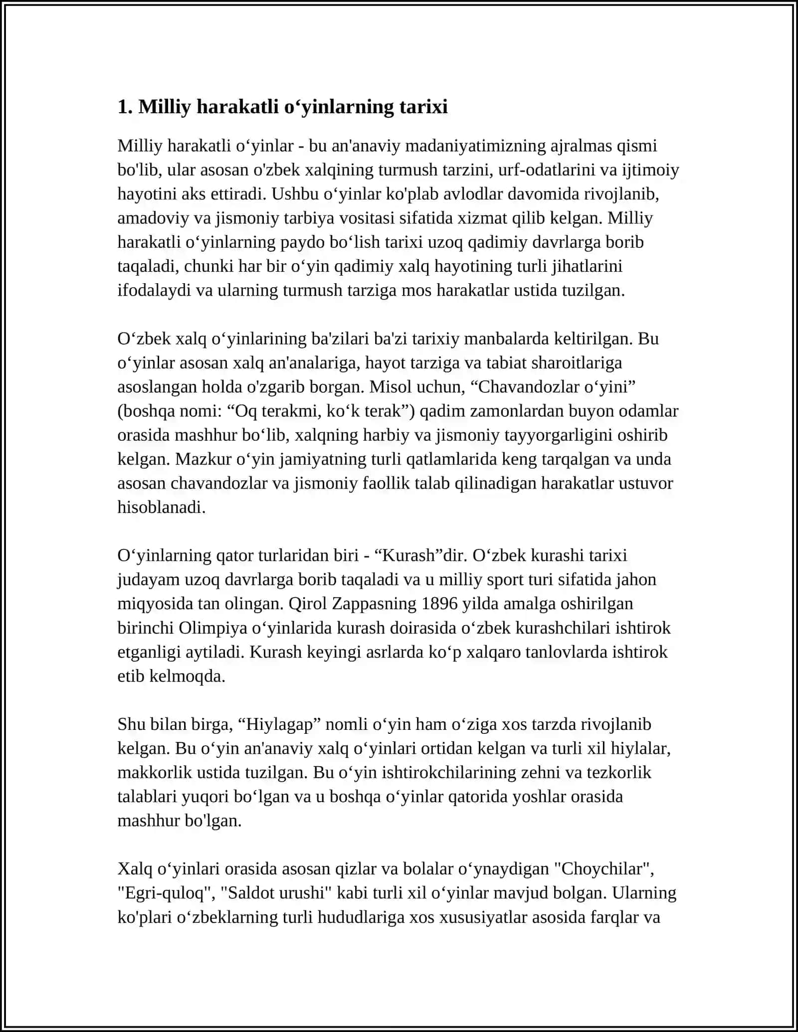 MILLIY HARAKATLI OʻYINLAR TURLI VA ULARNI PEDAGOGIK AHAMYATI 3