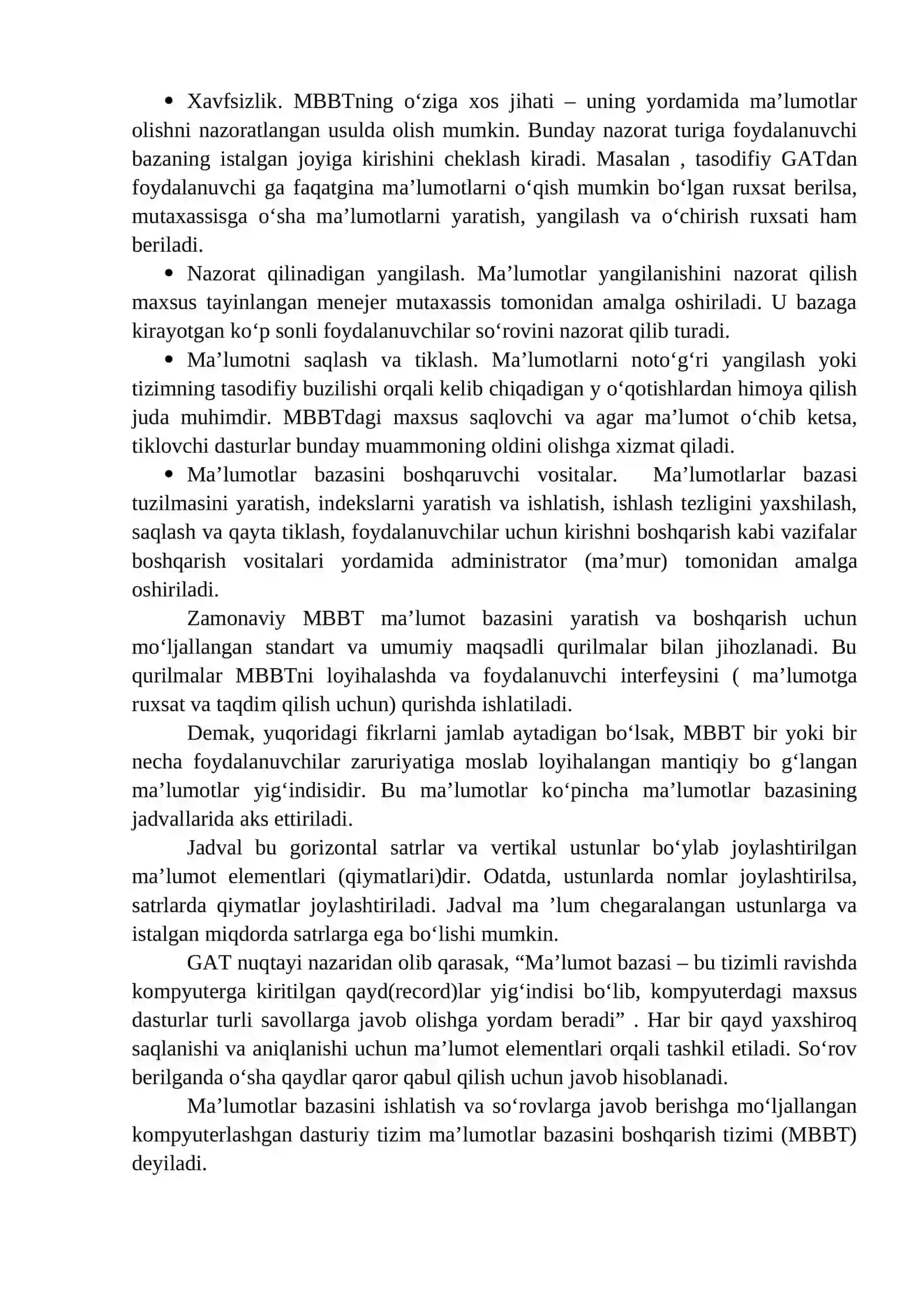 Geoma’lumotlar bazasini loyihalash 3