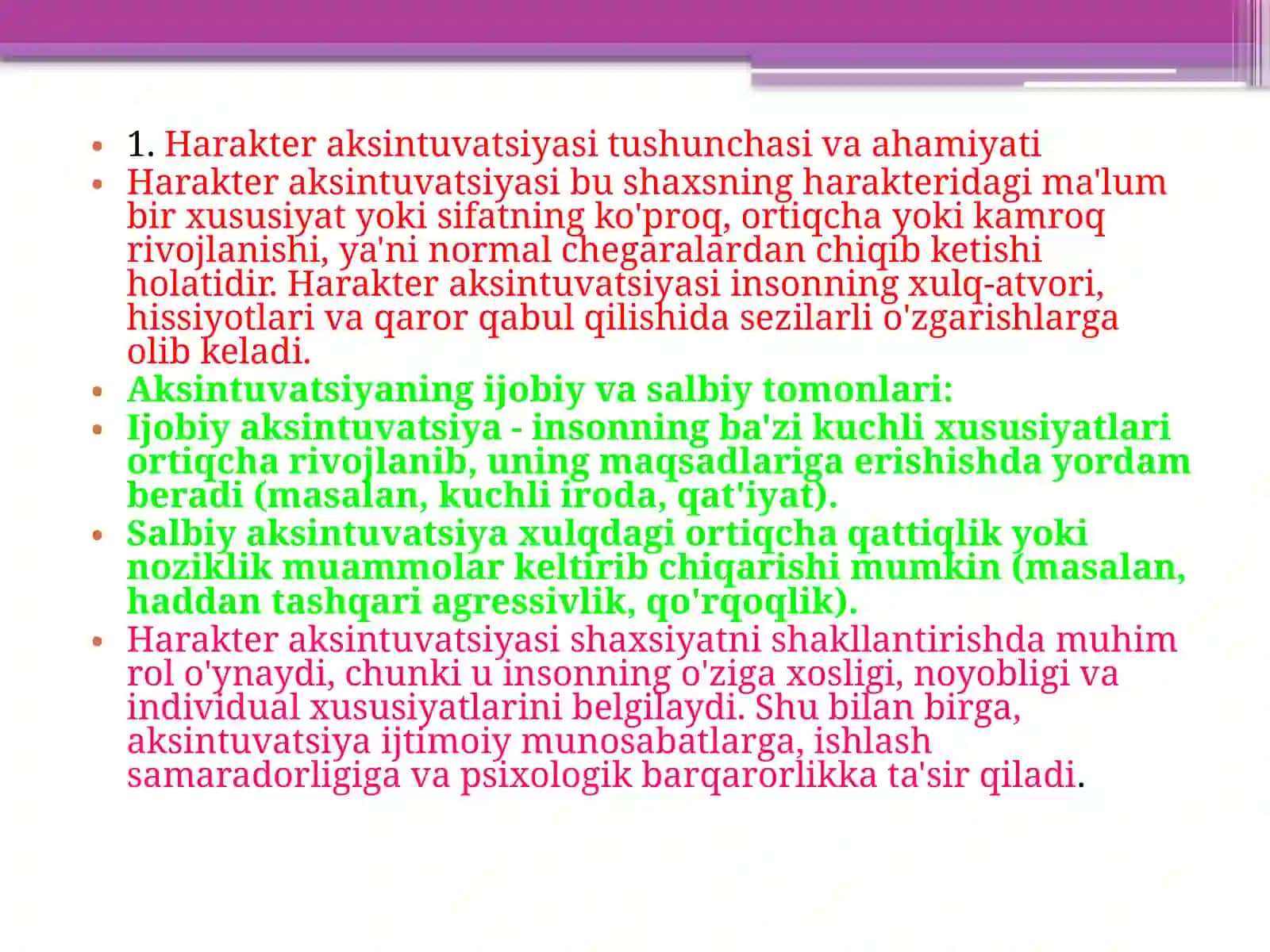 Harakteraksintuvatsiya va ijodiy tafakkur 3