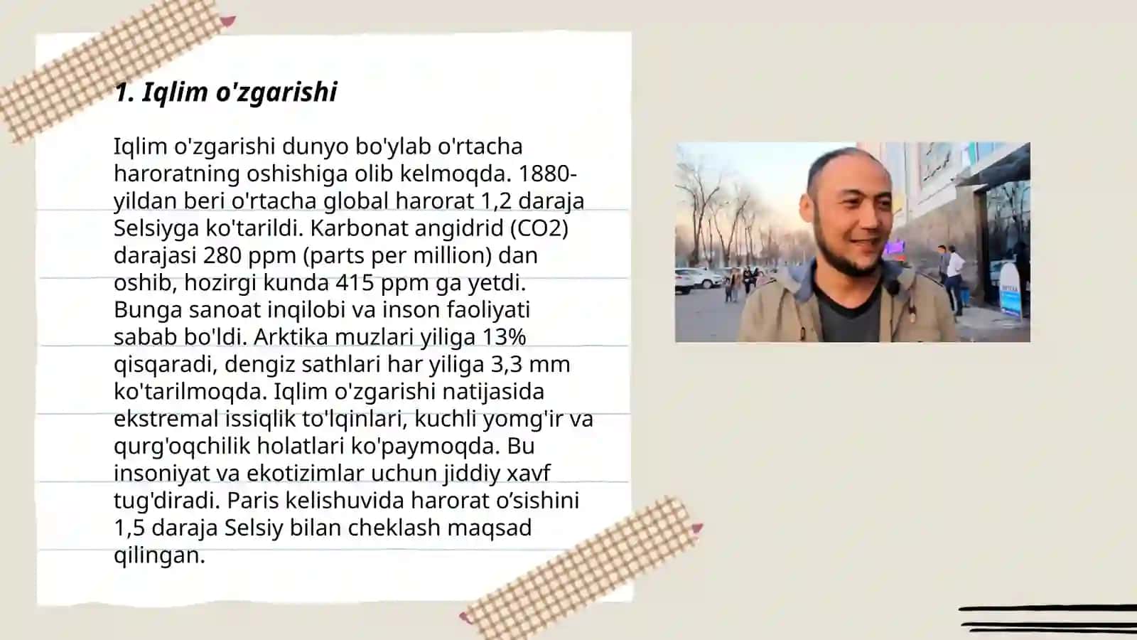 AXLOQSHUNOSLIKDAGI GLABAL MUOMOLAR 3