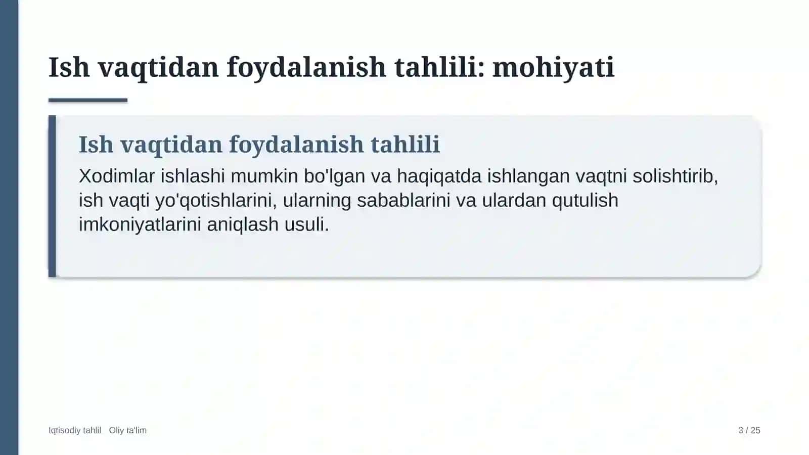tovar xomashyo birjasida ish vaqtidan foydalanish tahlili 1508 3