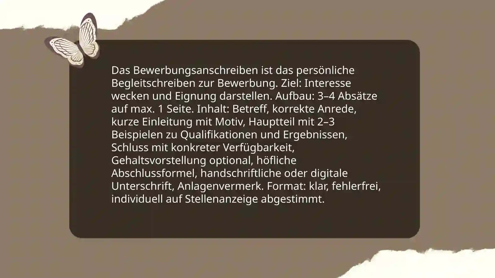 Bewerbung und Arbeitsplatz 3