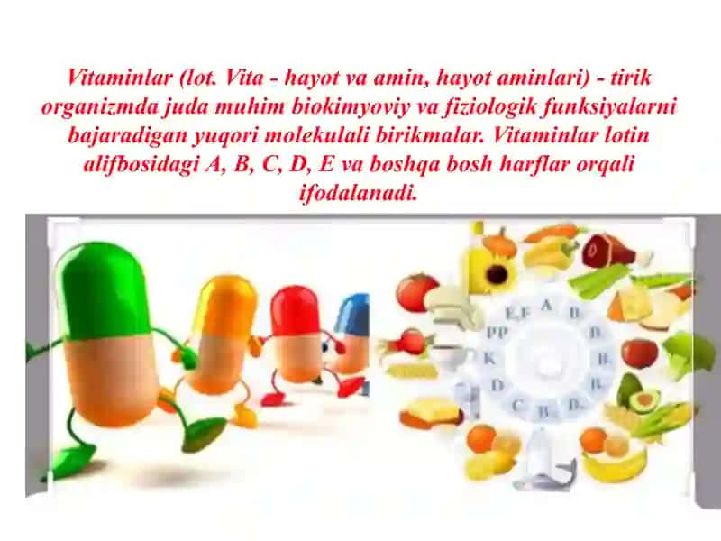 Vitaminlar va ularning ahamiyati 3