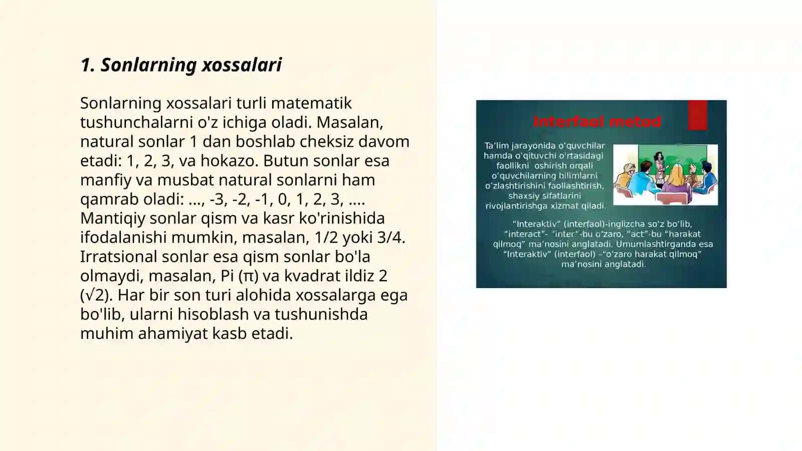 Soatlik Dars Reja Konspekti (Matematika) 3