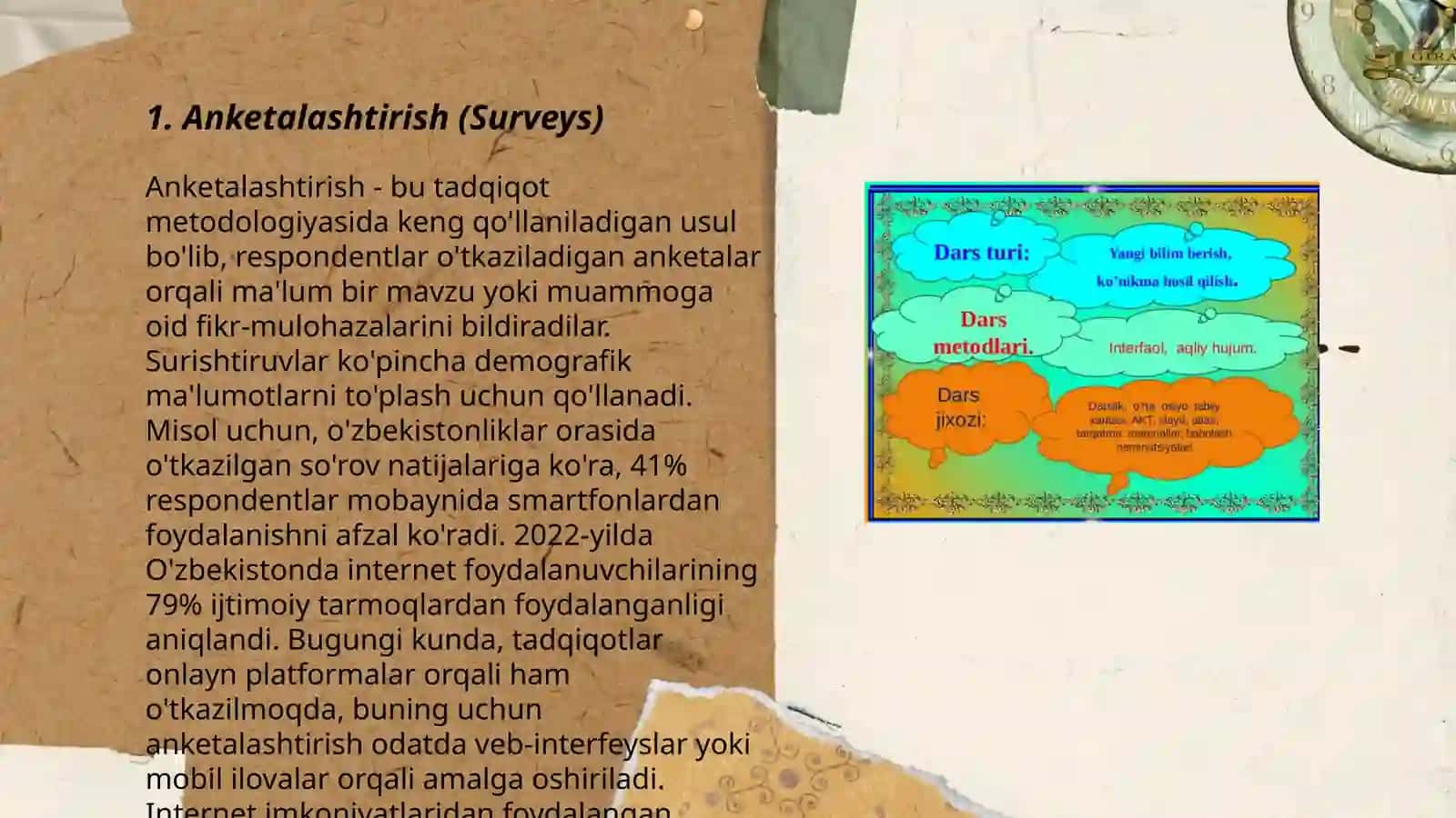 Shaxsni òrganish metodlari 3