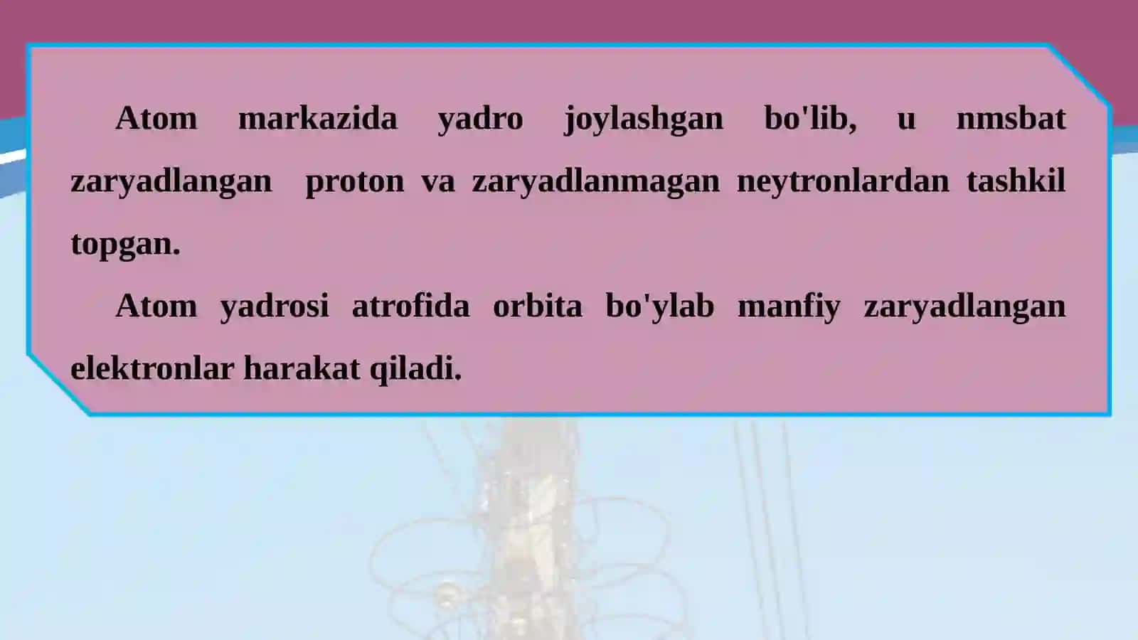 Atom tuzilishi 3
