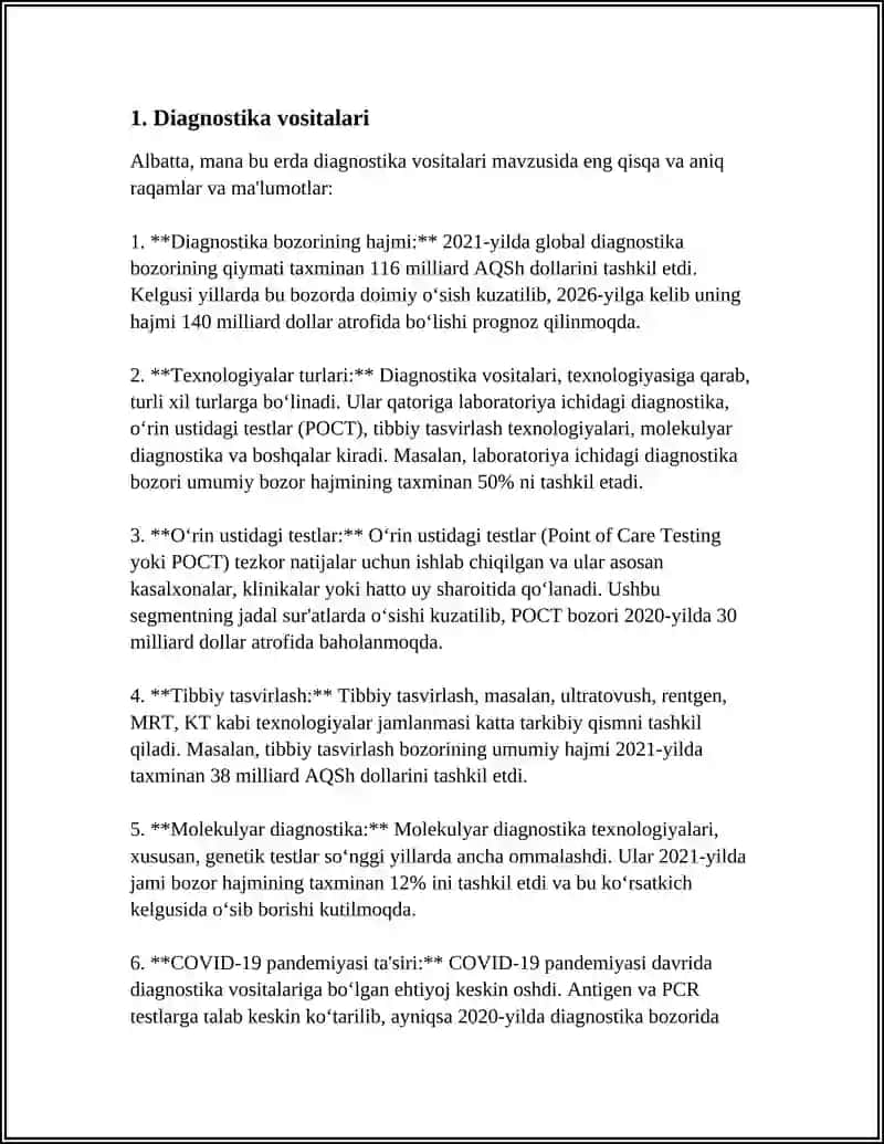 Diagnostika Vositalari Assortimenti 3