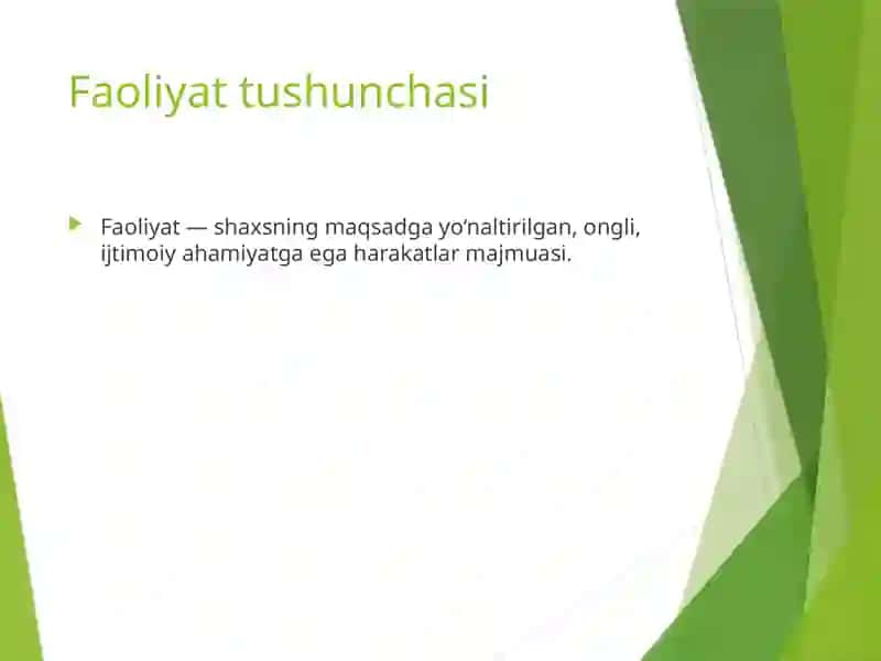 Faoliyatvauning tuzilmasi 3