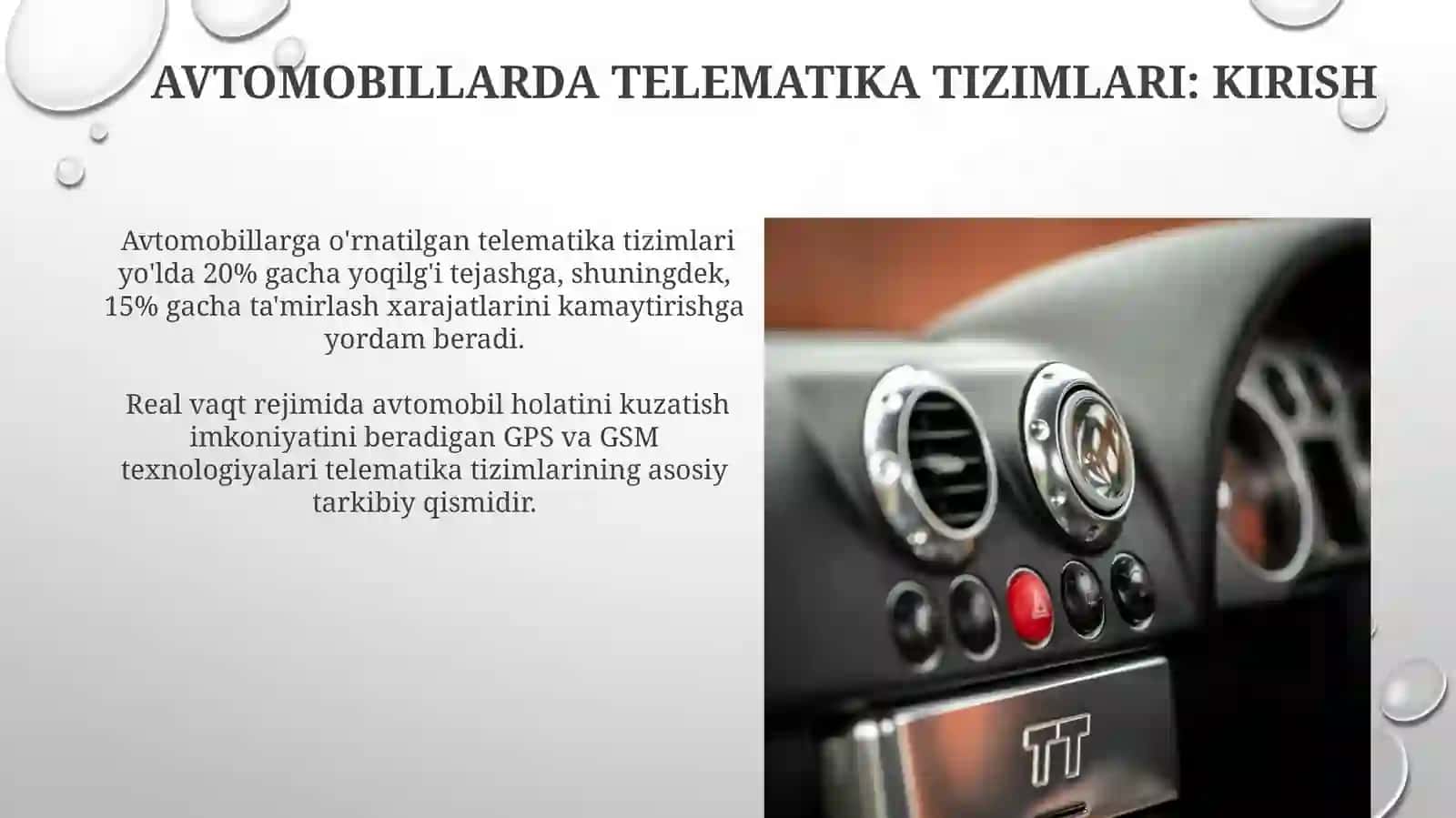 Avtomobillarda Telematika Tizimlari 3