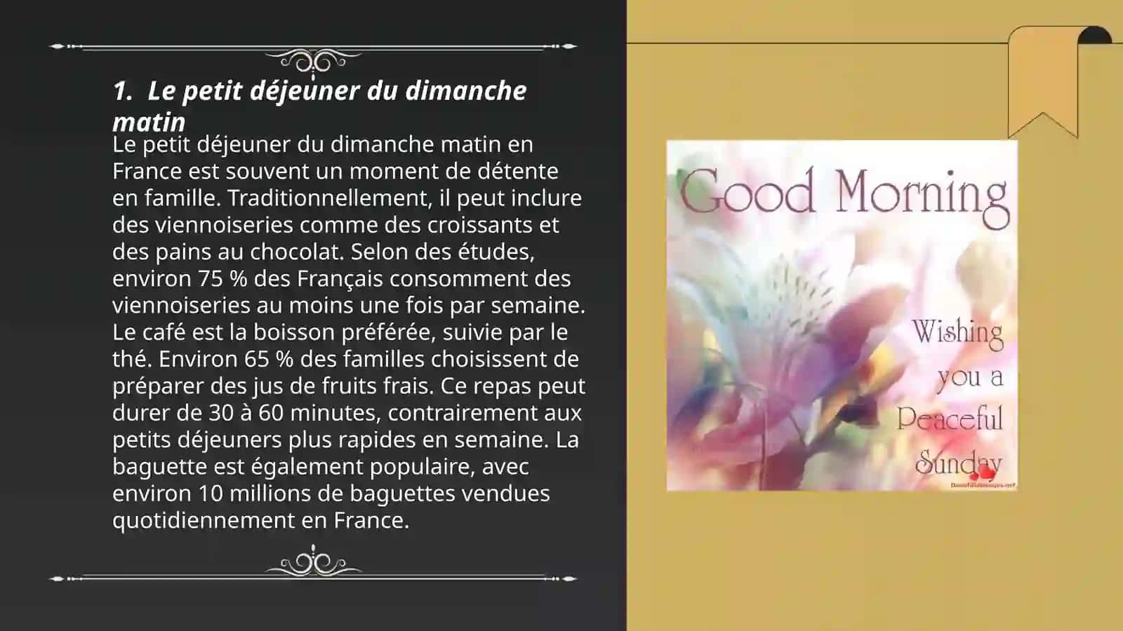 Le petit déjeuner du dimanche matin 3