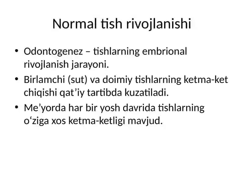 Tish yorib chiqish sindromi 3