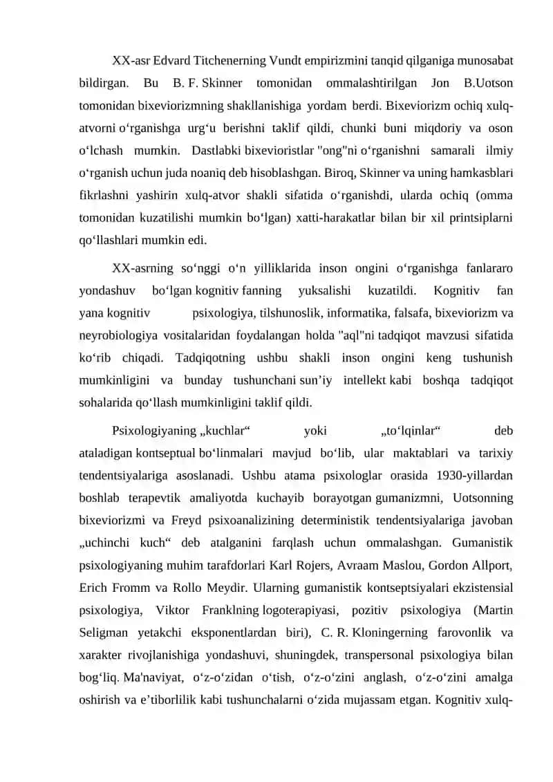 Psixologiya tarixi 3