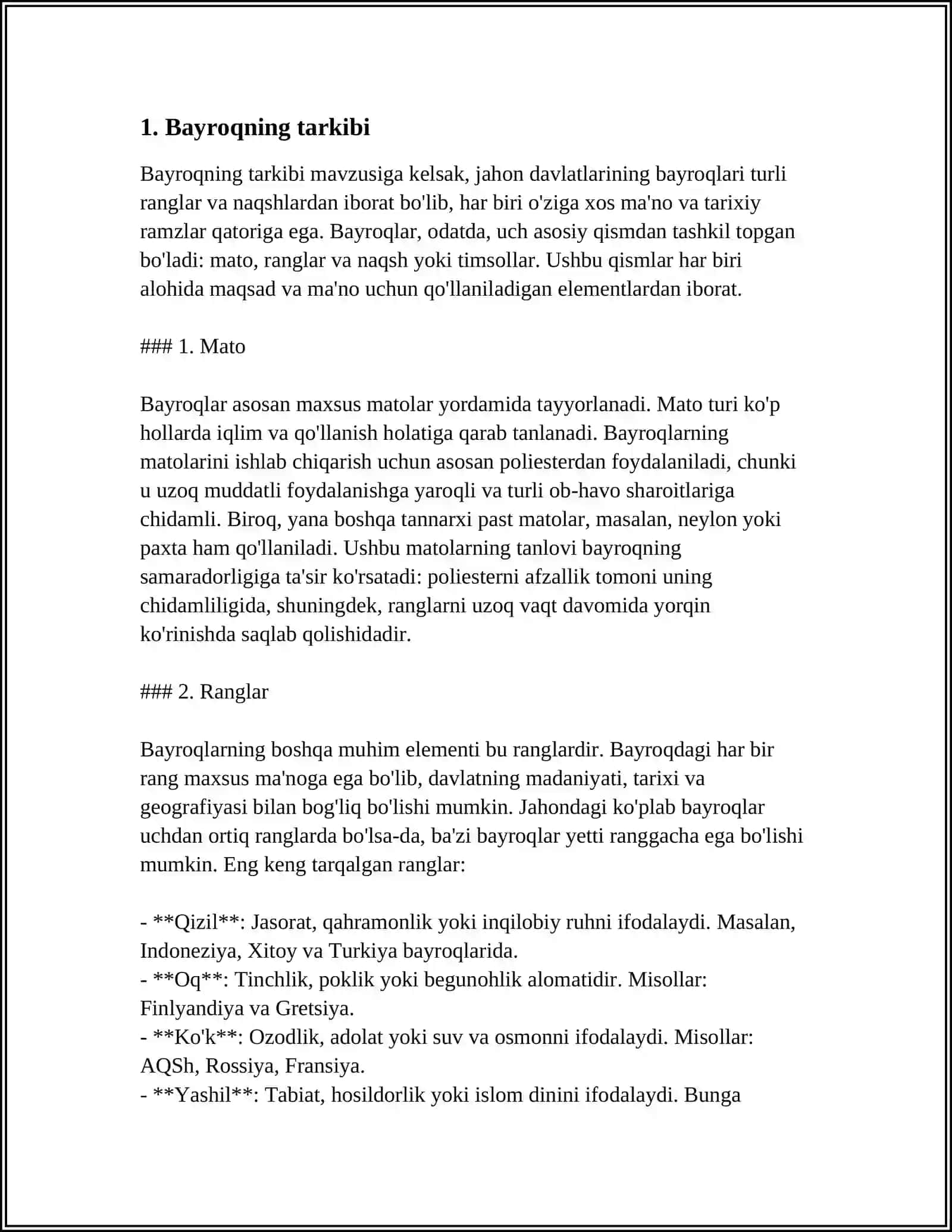 OʻZBEKISTON RESPUBLIKASI BAYROGʻI 3