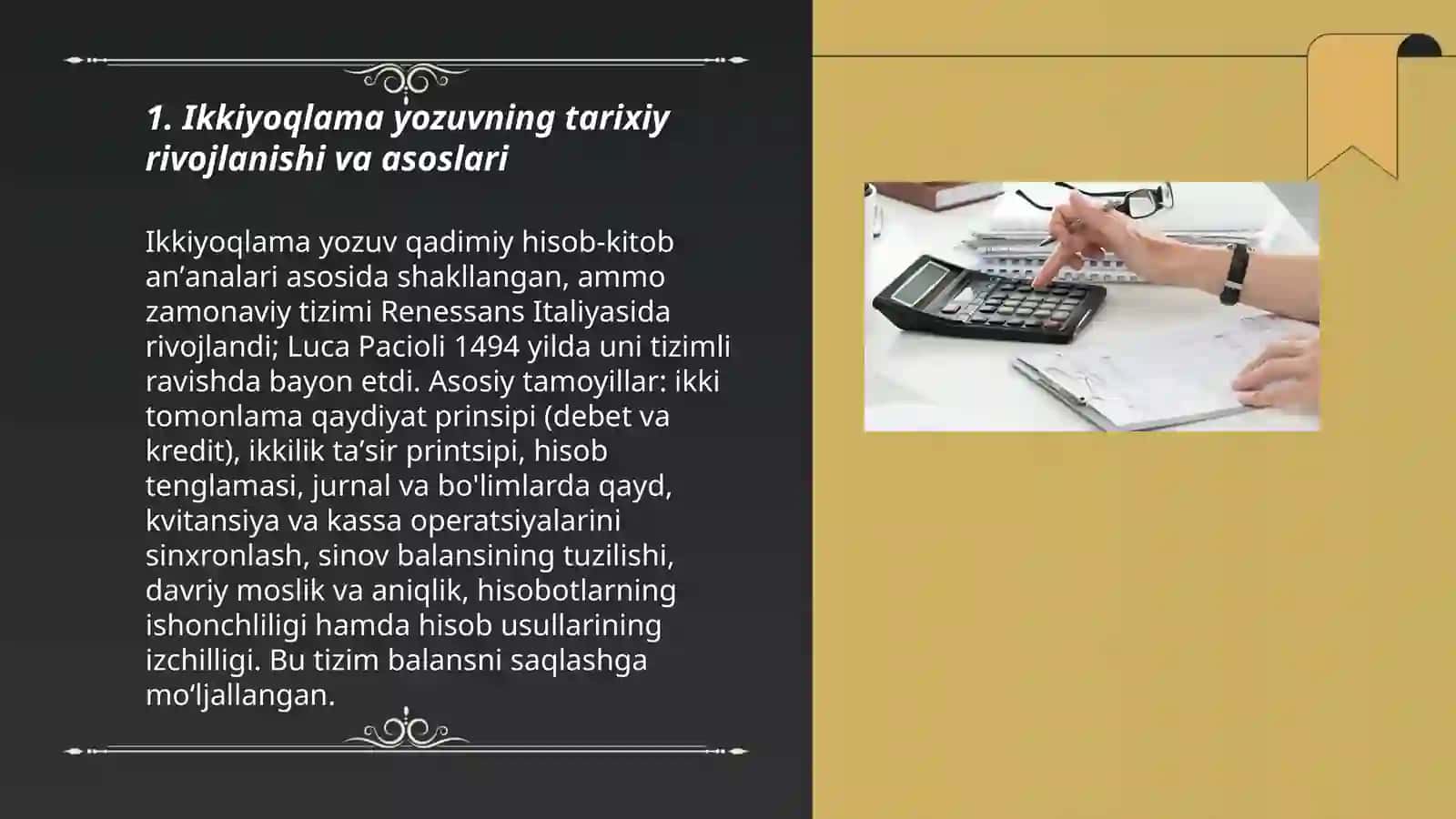 Ikkiyoqlama yozuvning asoslanishi 3