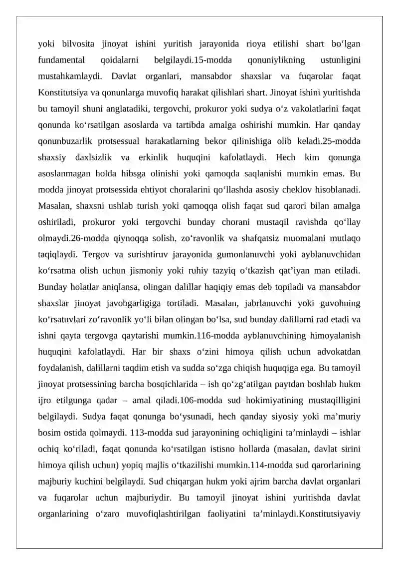 Jinoyat Ishini Yuritish 3