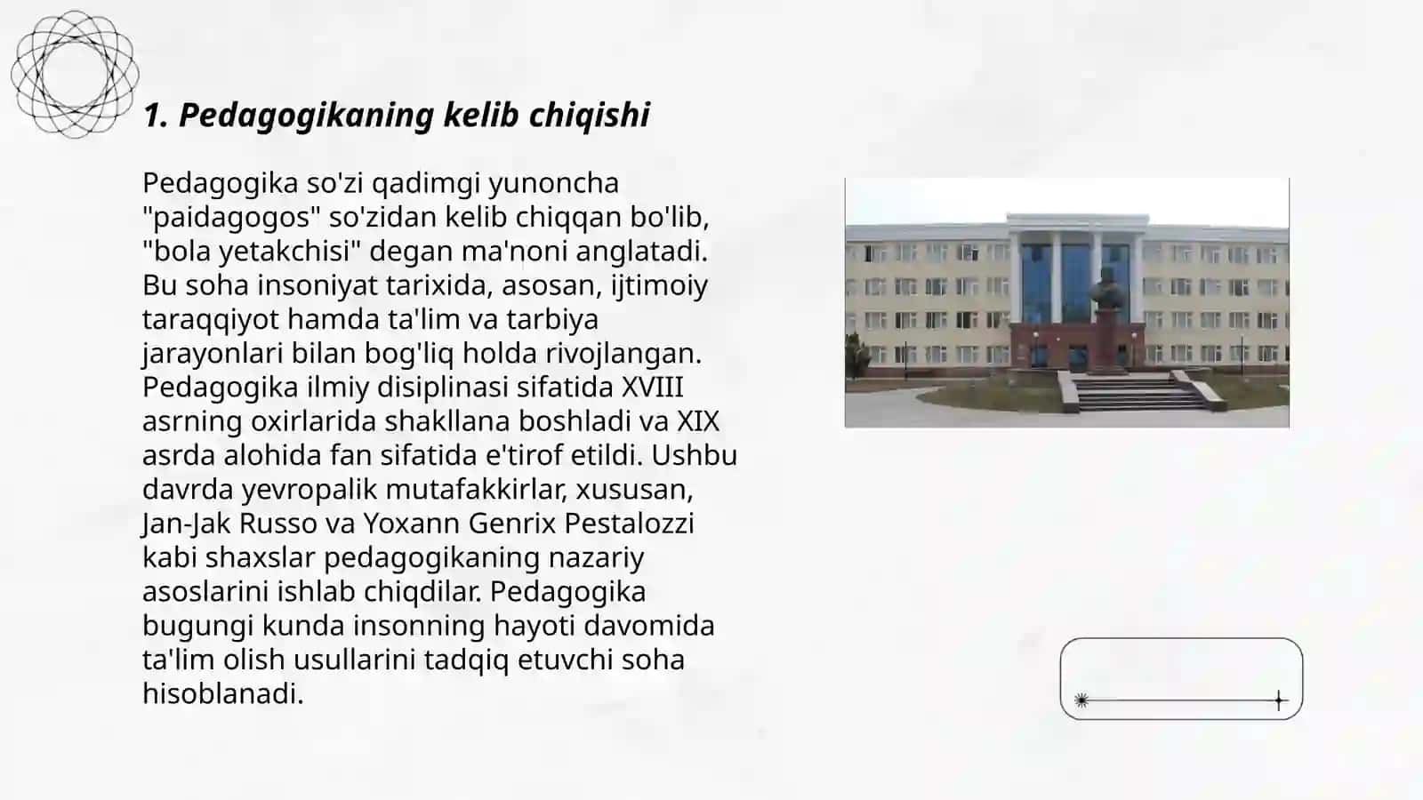 Pedagogika tarixi kursiga kirish 3