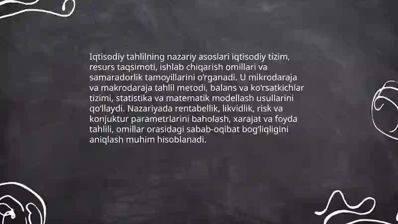 Iqtisodiy tahlil va audit 3