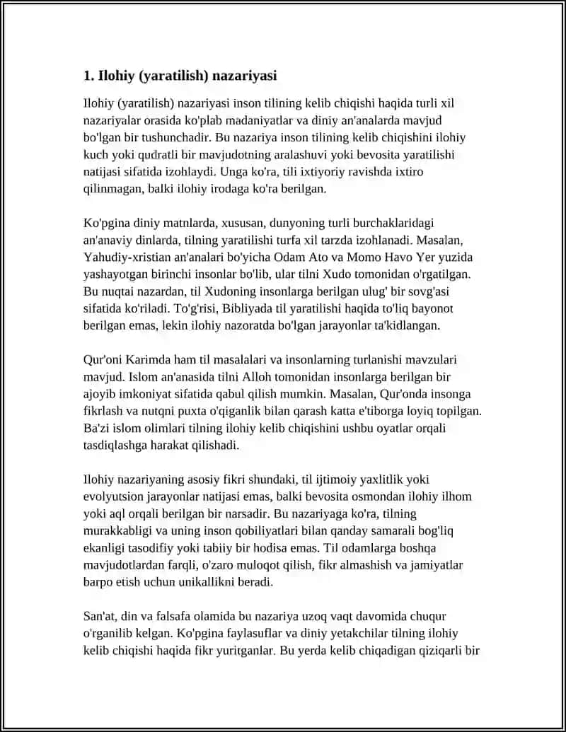 THEORIES ON THE ORIGIN OF LANGUAGE 3