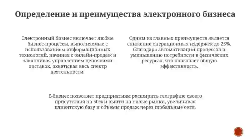 Применение электронного бизнеса в деятельности предприятий 3