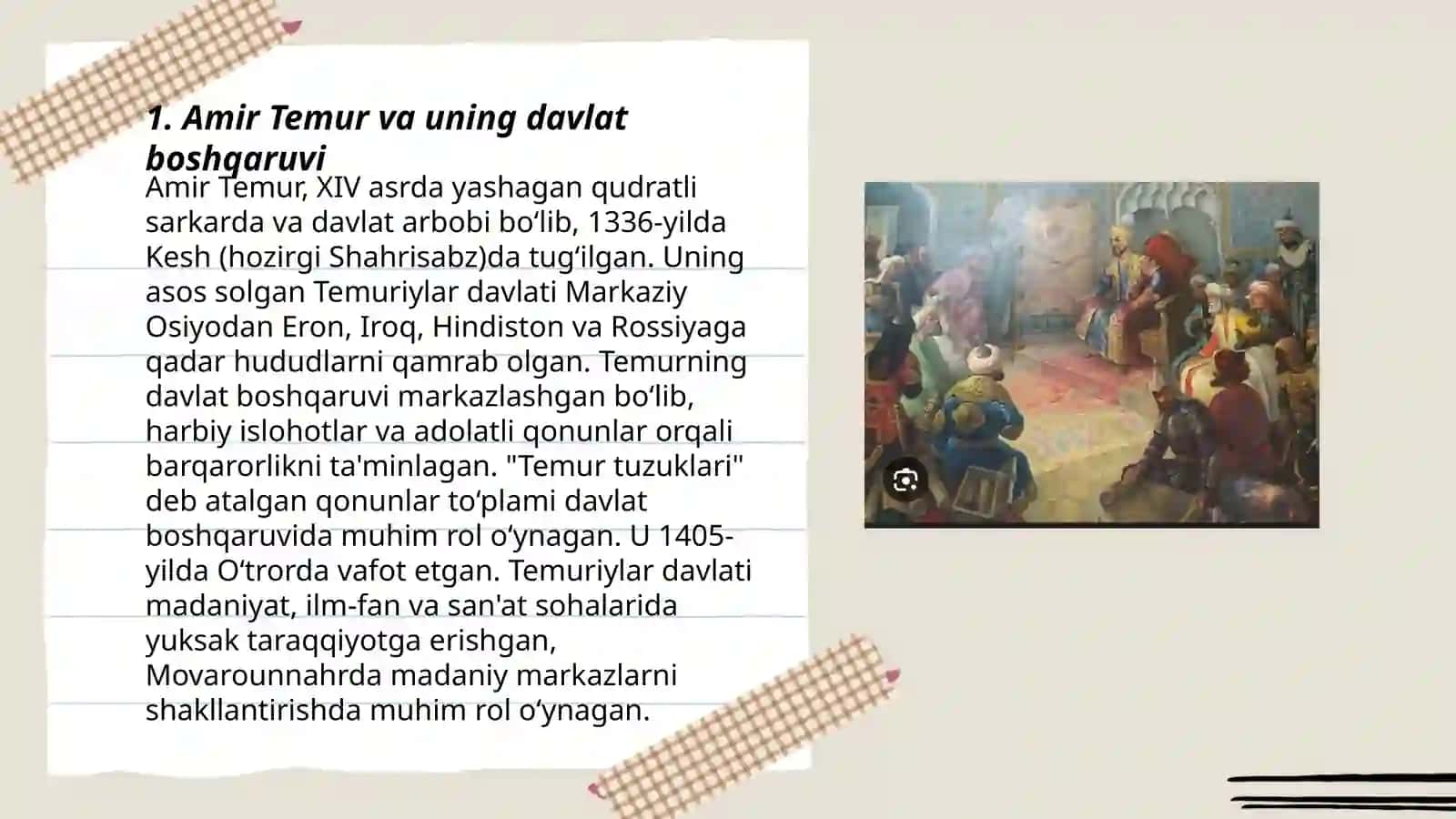 Amir Temur buyuk davlat arbobi 3