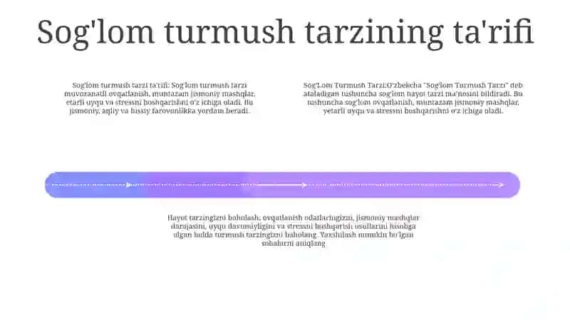 SogʻLom Turmush Tarzi Va OʻZ Turmush Tarzini Baholash 3