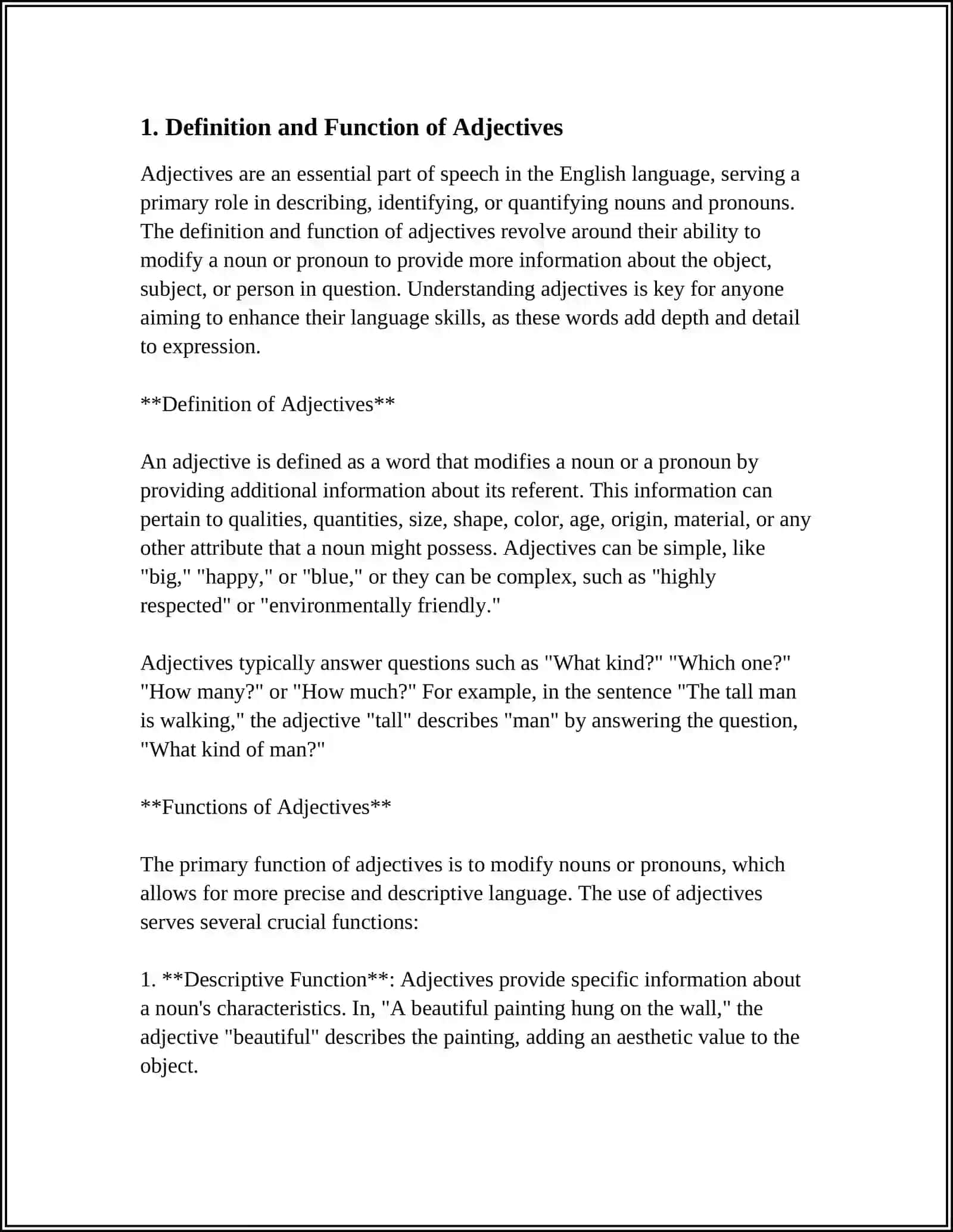 ADJECTIVES 3