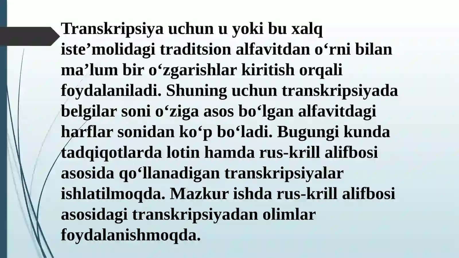 UndoshlarTranskripsiyasi 3