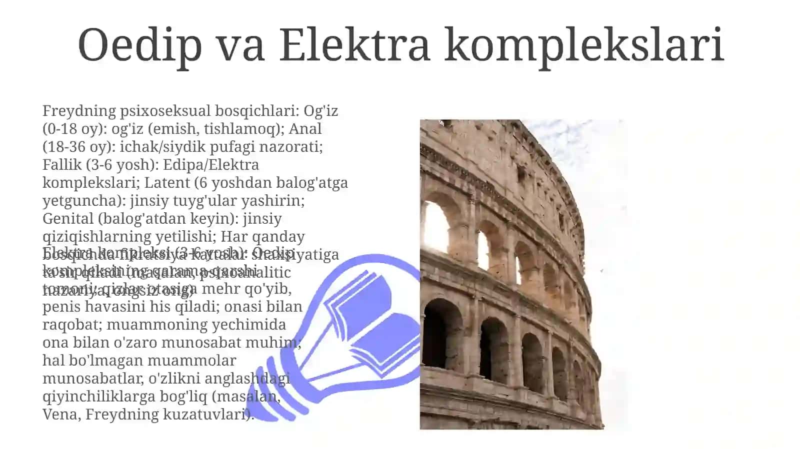 Oedip va Elektra komplekslari 3