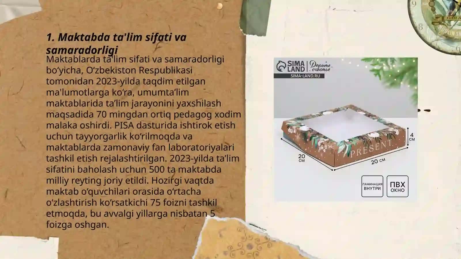 Maktab amaliyoti boʻyicha taqdimot 3