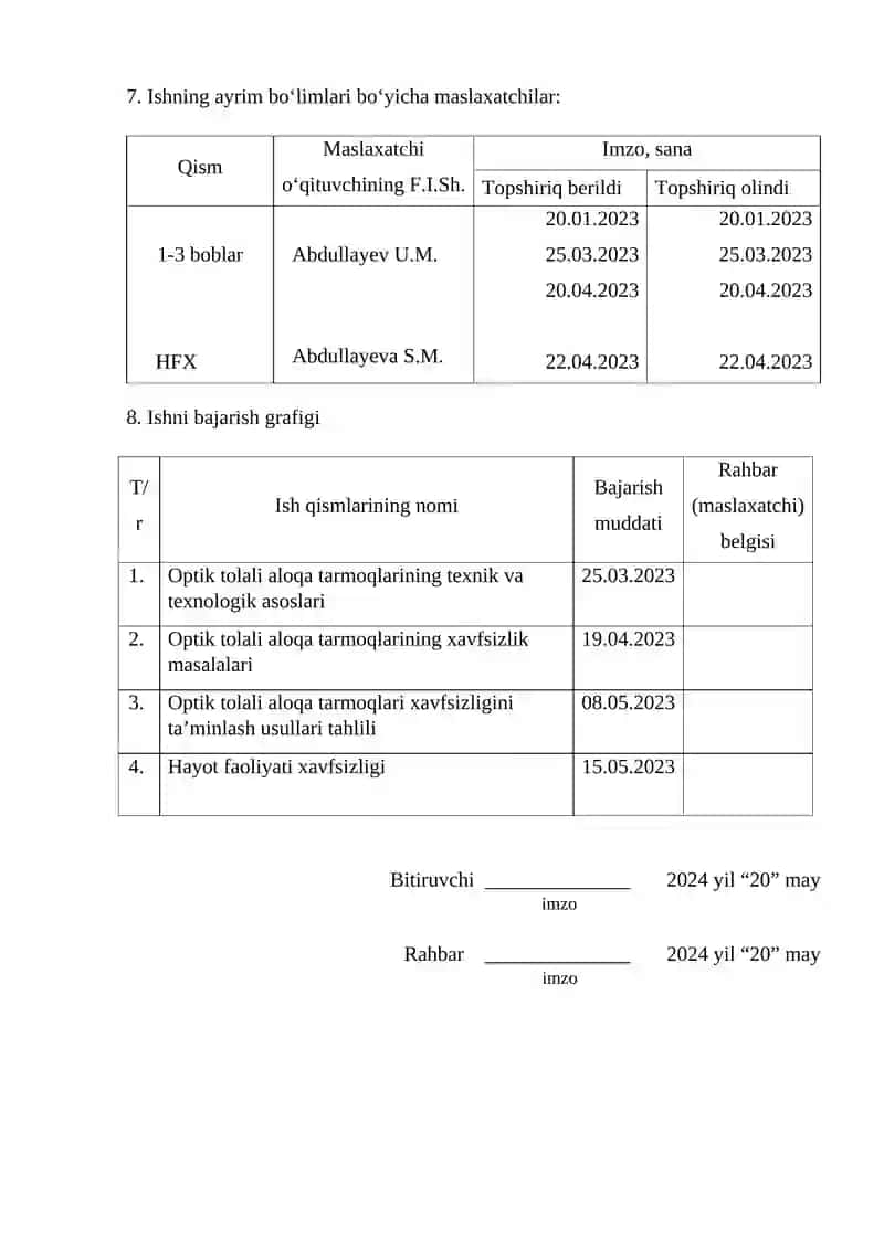 Optik Tolali Aloqa Tarmoqlari Xavfsizligini Ta'minlash Usullari Tahlili 3