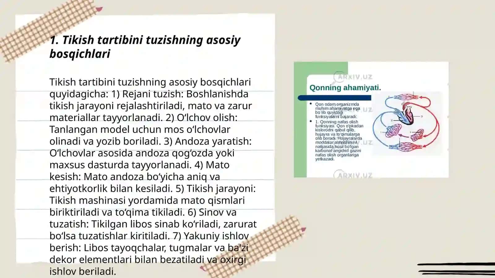 Tikish tartibini tuzishning asosiy bosqichlari 3