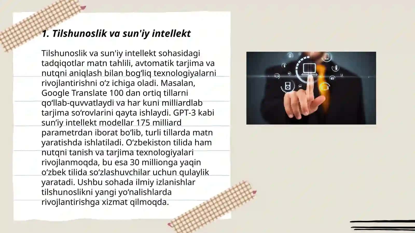 Tilshunoslik va sun'iy intellekt 3