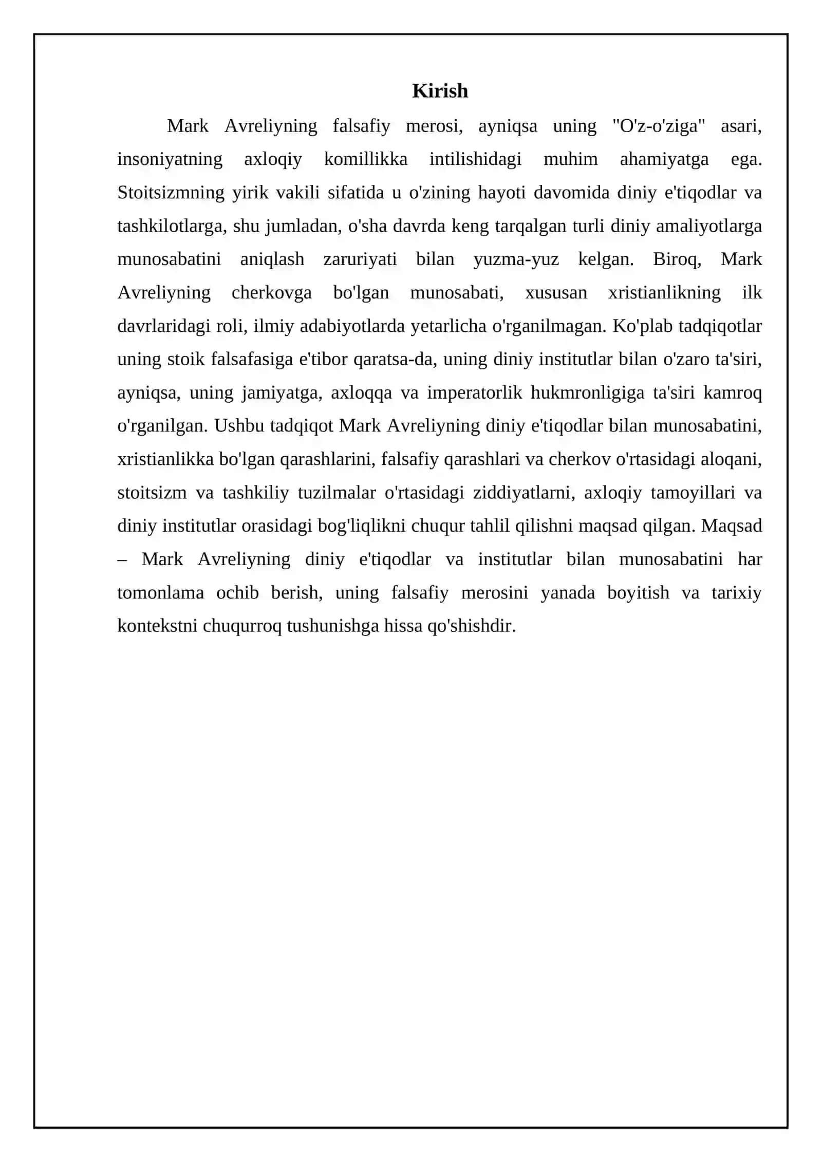 Mark Avreliy: Falsafa, E'tiqod va Imperiya 3
