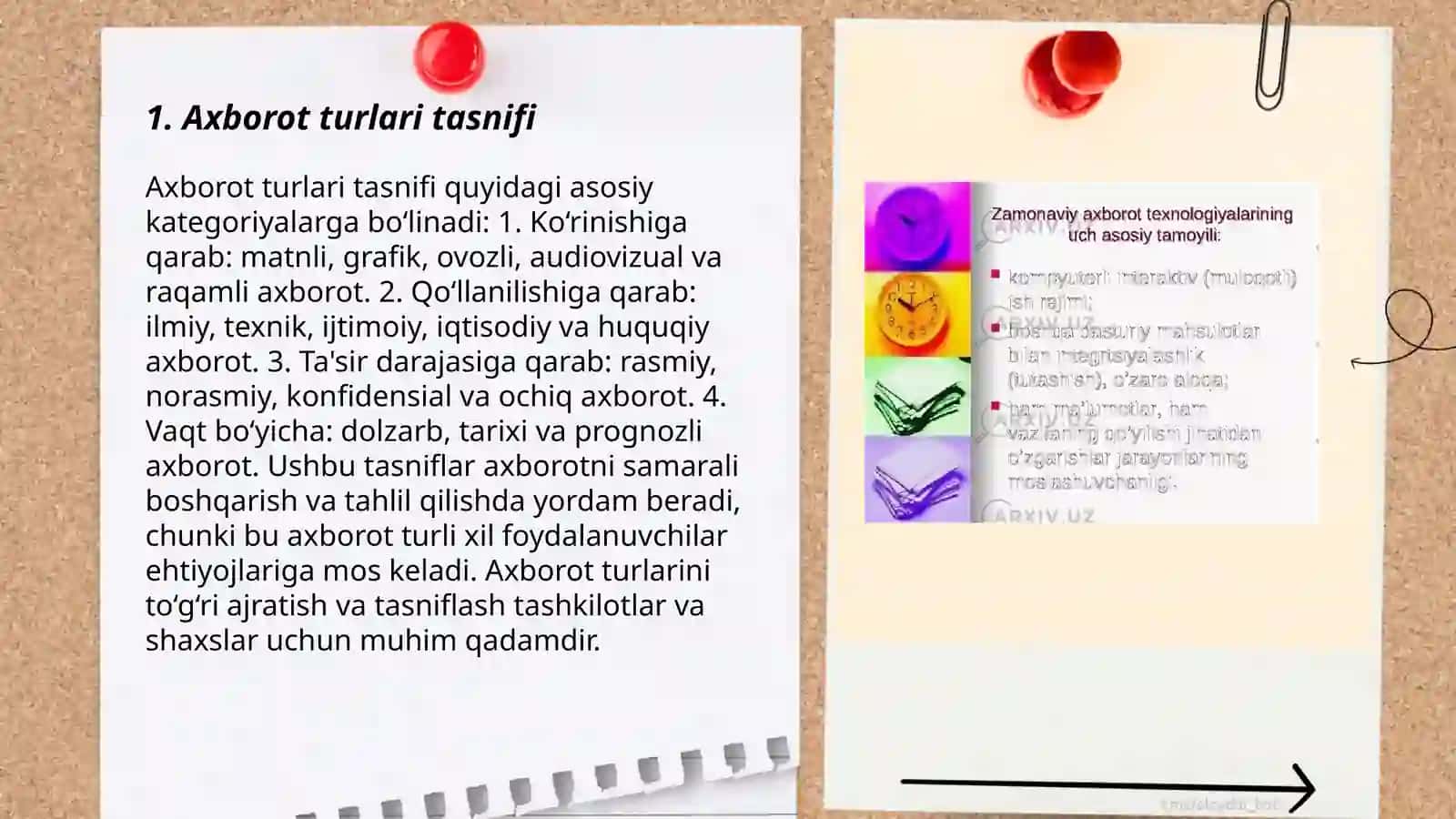Axborot turlari va uning ishonchliligi 3
