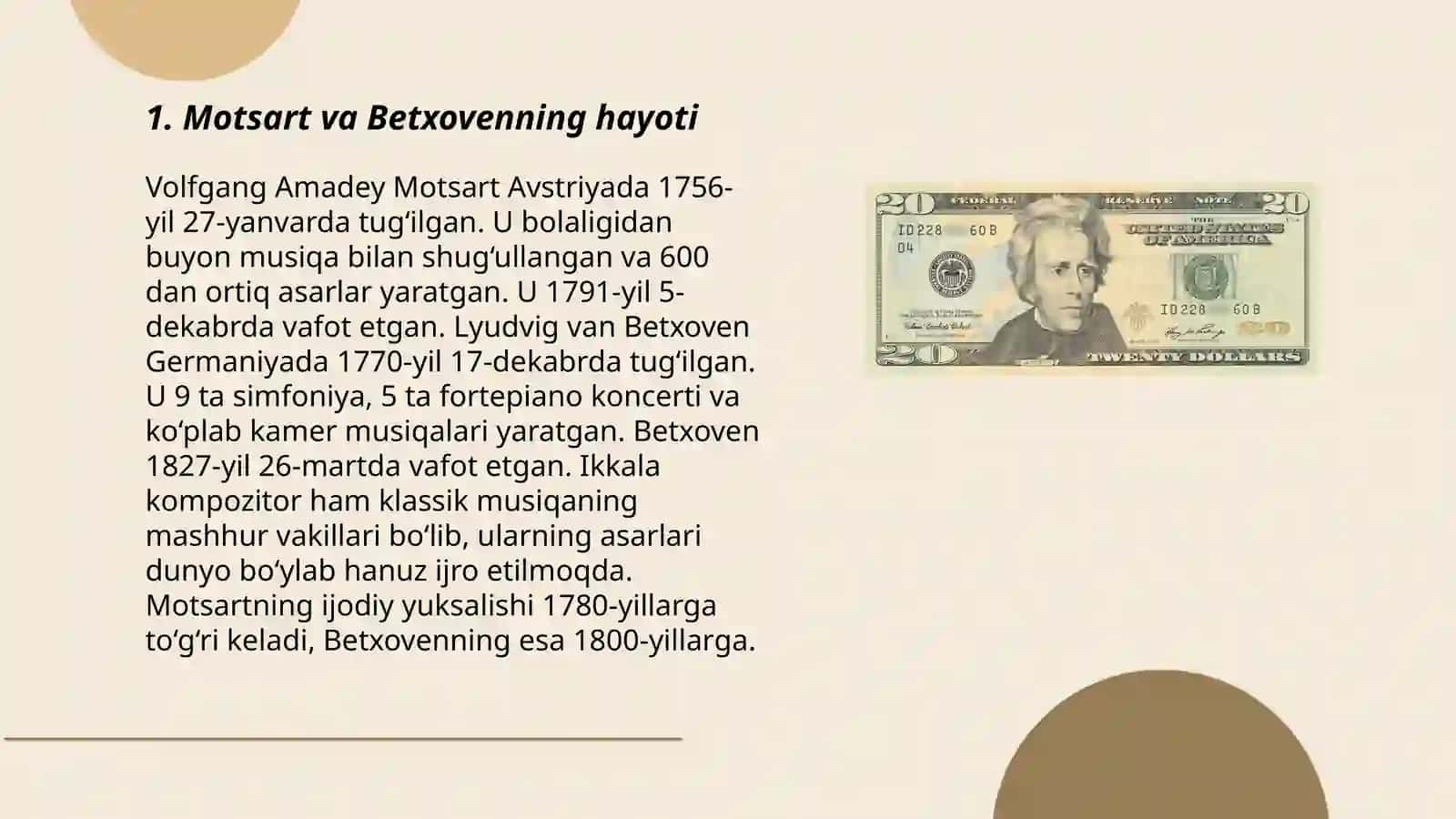 Motsart va Betxovenning hayoti 3