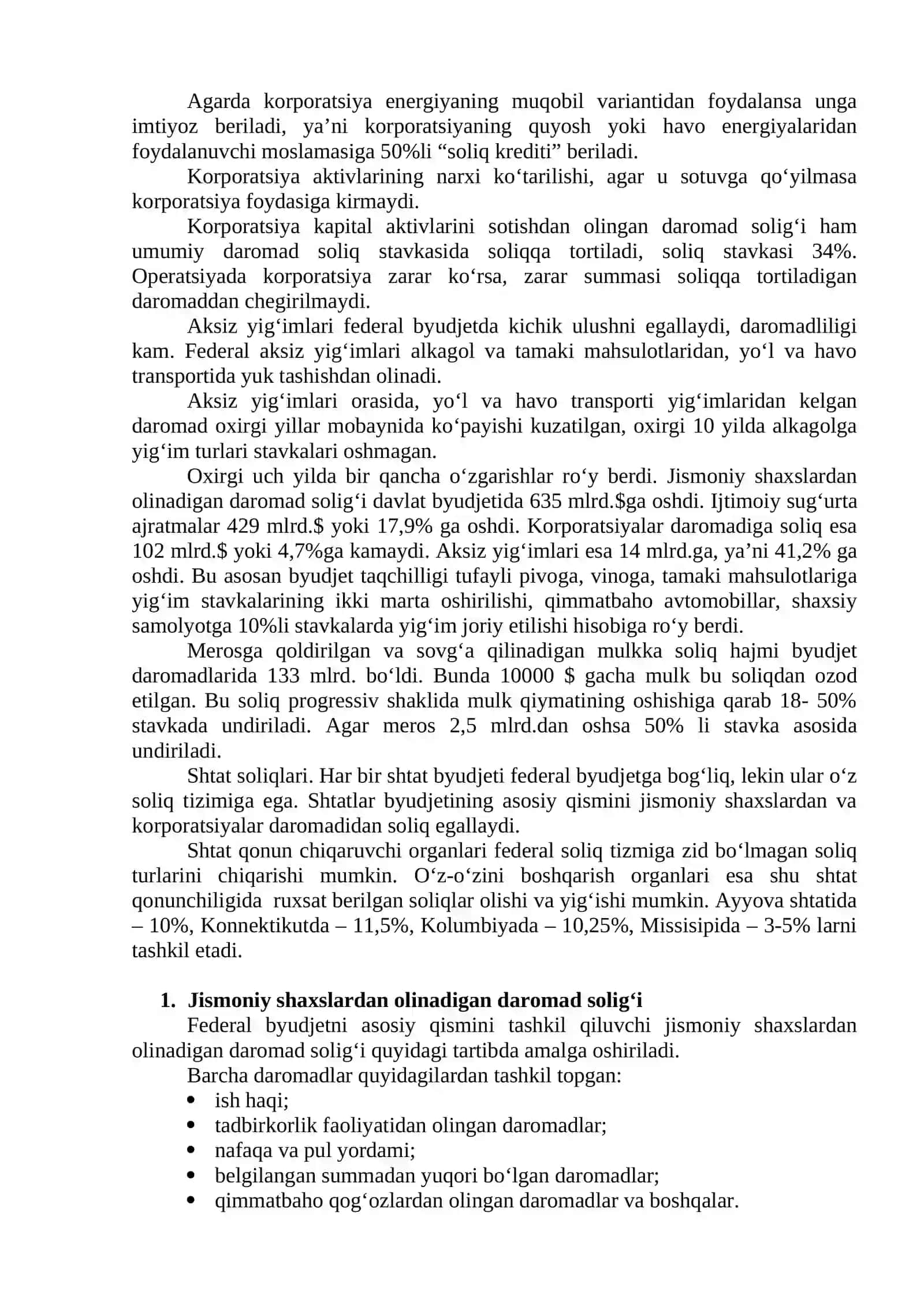 AQSH SOLIQ TIZIMI 3
