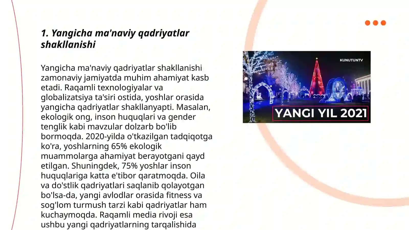 Yangicha ma'naviy qadriyatlar shakllanishi 3