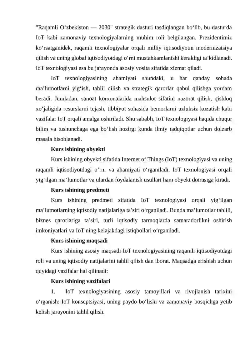 RAQAMLI IQTISODIYOTDA IOT TEXNOLOGIYASINING ASOSIY JIHATLARI 3