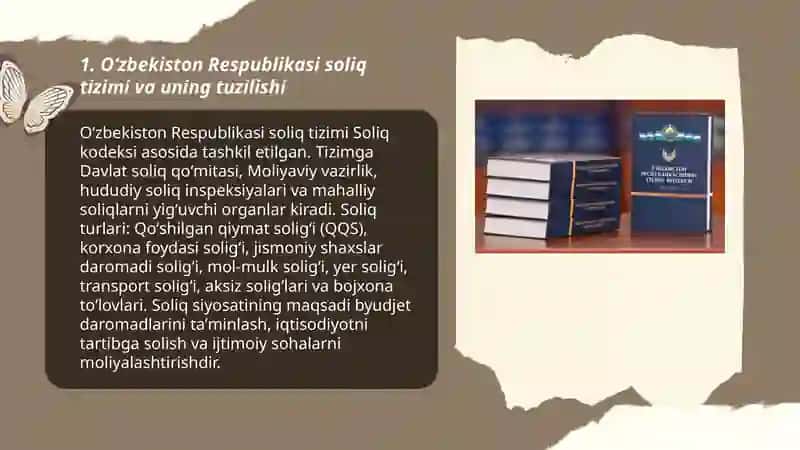 Oʻzbekiston Respublikasi soliq siyosati 3