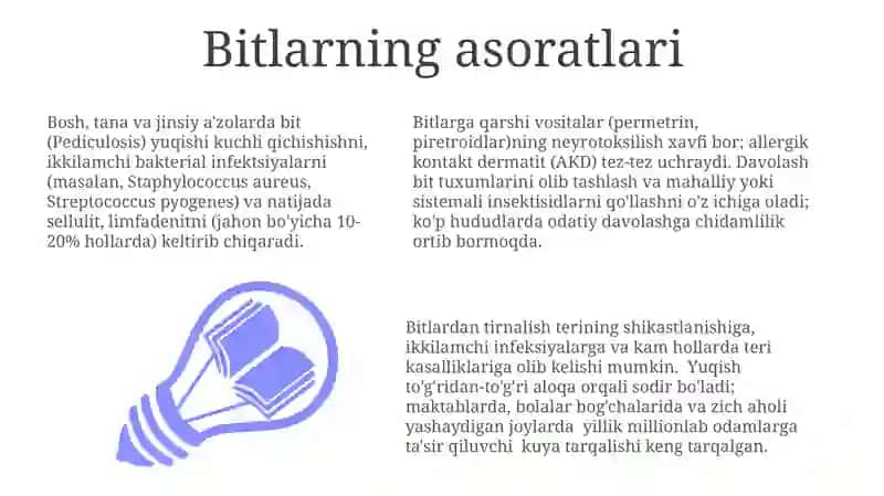 Bosh biti biologiyasi 3