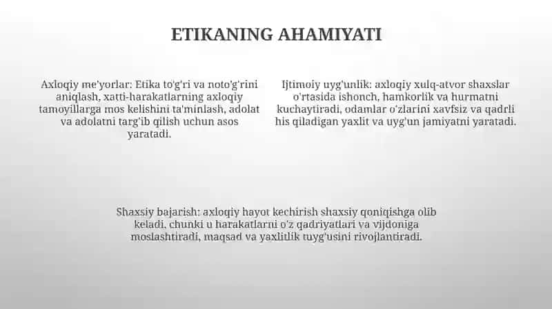 Etikaning Mohiyati Va Ahamiyati 3