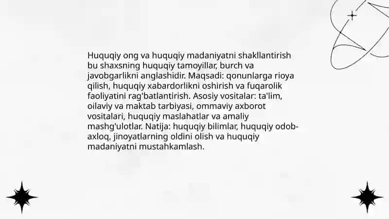 Huquqiy tarbiya 3