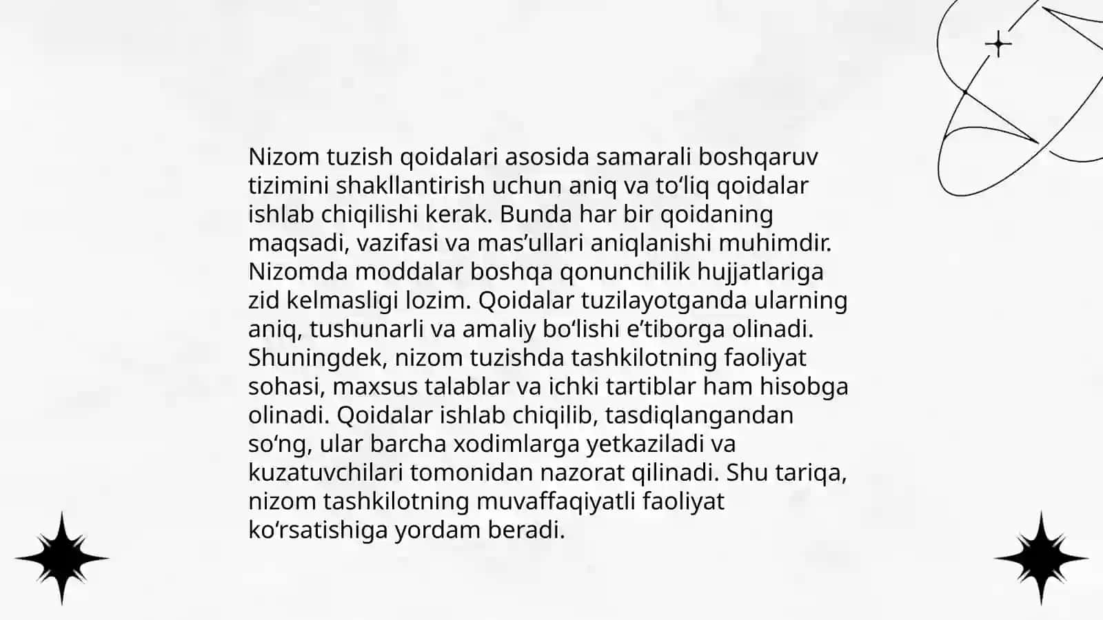 Tashkiliy hujjatlar. Nizom, ustav, shartnoma 3