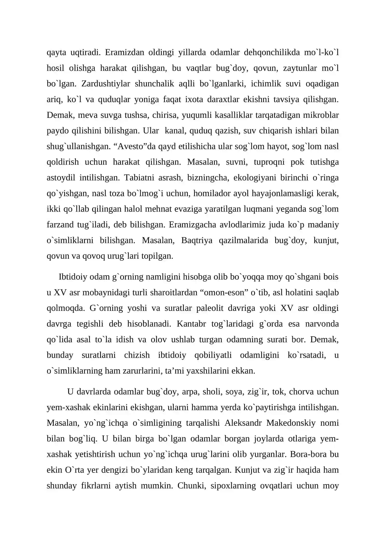 O'simliklarning kelib chiqish markazlari 3