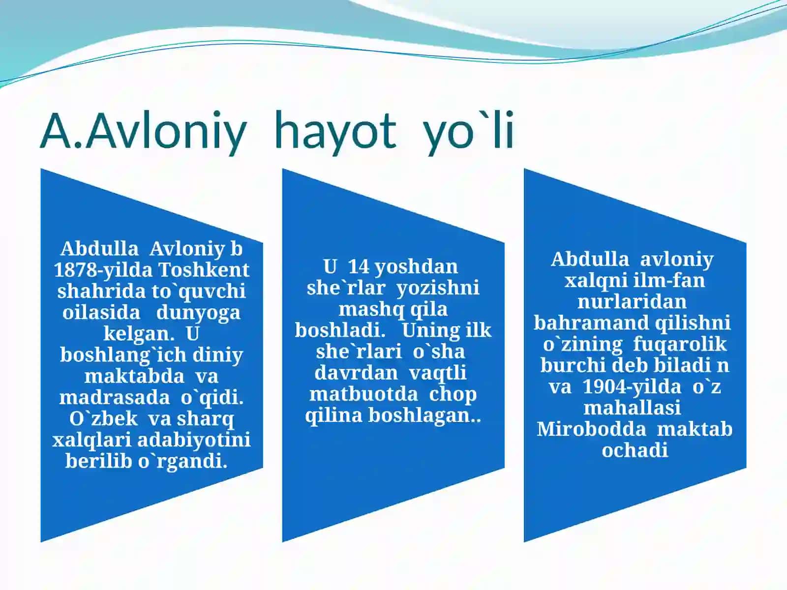 Abdulla Avloniy hayoti va ijodi 3